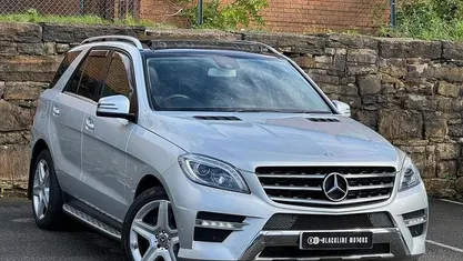 Silver Used 2015 Mercedes ML250 AMG line SUV | £15,295 (Fair price)