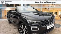 Black Used 2021 VW T-Roc Cabriolet R-line Cabriolet | £20,795 (Fair price)