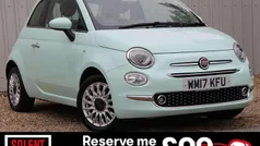 Green Used 2017 Fiat 500 Lounge Hatchback | £5,490 (Fair price)