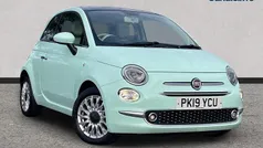 Green Used 2019 Fiat 500 Lounge Hatchback | £8,183 (Fair price)