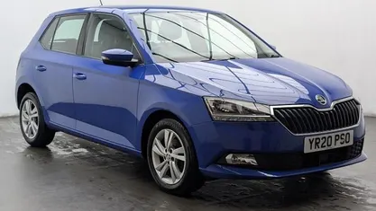 Blue Used 2020 Skoda Fabia SE Hatchback | £9,550 (Fair price)