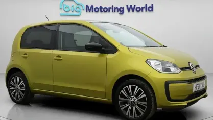 Used VW up! Black Edition 65 HP (47 kW) 2021 Yellow Hatchback