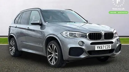 Grey Used 2017 BMW X5 M Sport SUV | £23,299 (Fair price)