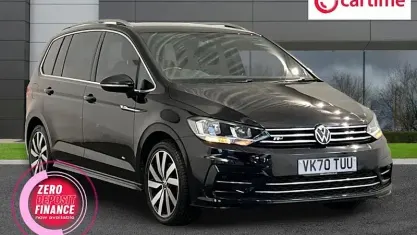 Used VW Touran R-line 150 HP (110 kW) 2020 Black MPV