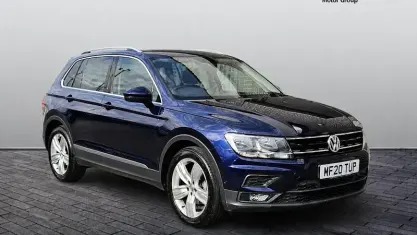 Used VW Tiguan Match 150 HP (110 kW) 2020 Blue SUV