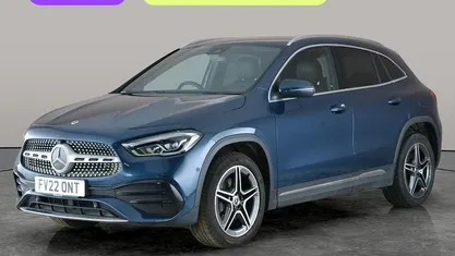 Used Mercedes GLA250 Exclusive 218 HP (160 kW) 2022 Blue SUV