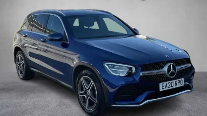 Used Mercedes GLC220 AMG line 194 HP (142 kW) 2020 Blue SUV