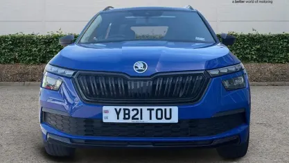 Used Skoda Kamiq Monte Carlo 116 HP (85 kW) 2020 Blue SUV
