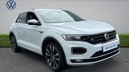 Used VW T-Roc R-line 116 HP (85 kW) 2019 White SUV