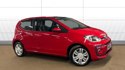 Used VW up! high up! 75 HP (55 kW) 2018 Red Hatchback