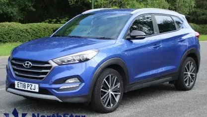 Used Hyundai Tucson GO! 141 HP (103 kW) 2018 Blue SUV