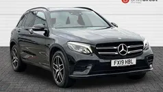 Solid black Used 2019 Mercedes GLC220 AMG Estate | £23,250 (Fair price)