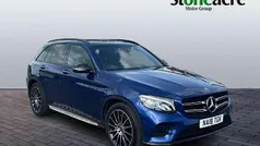 Blue Used 2018 Mercedes GLC350 AMG line Estate | £17,799 (Fair price)