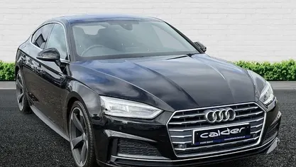 Used Audi A5 Sportback S-Line 190 HP (139 kW) 2018 Black Hatchback