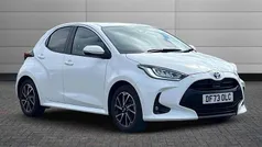 White Used 2023 Toyota Yaris Hybrid Design Hatchback | £19,050 (Fair price)