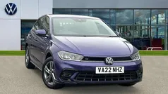 Vibrant violet metallic Used 2022 VW Polo R-line Hatchback | £17,677 (Fair price)