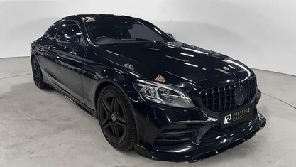 Used Mercedes C200 AMG line 184 HP (135 kW) 2019 Black Coupe