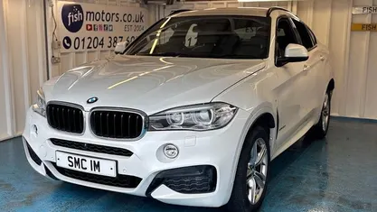Used BMW X6 M Sport 258 HP (189 kW) 2019 White SUV