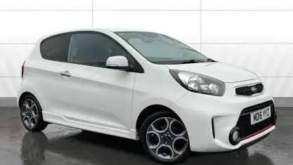 Used Kia Picanto 86 HP (63 kW) 2016 White Hatchback
