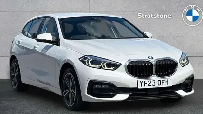 Used BMW 116 Sport Line 116 HP (85 kW) 2023 White Hatchback