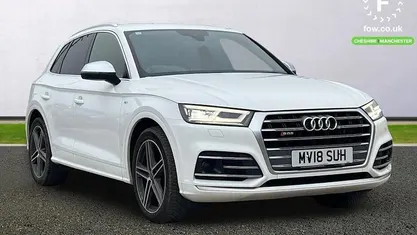 White Used 2018 Audi SQ5 S-Line SUV | £24,299 (Good price)