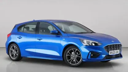 Used Ford Focus ST-Line 125 HP (91 kW) 2020 Blue Hatchback