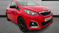 Red Used 2016 Peugeot 108 GT-line Hatchback | £4,195 (Fair price)