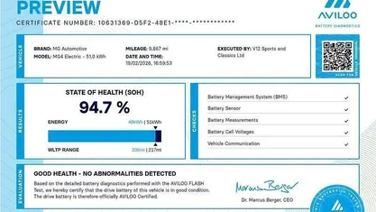 Used MG MG4 EV SE 125 kW (170 HP) 2023 Hatchback