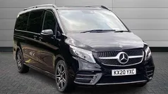 Obsidian black Used 2020 Mercedes V220 AMG line MPV | £48,395 (Good price)