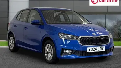 Used Skoda Fabia Comfort 95 HP (69 kW) 2024 Blue Hatchback
