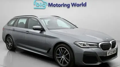 Used BMW 530e M Sport 292 HP (214 kW) 2022 Blue Estate