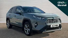 Green Used 2021 Toyota RAV4 Hybrid Design SUV | £23,573 (Fair price)