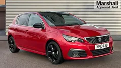 Red Used 2019 Peugeot 308 GT-line Hatchback | £8,546 (Fair price)