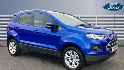 Used Ford Ecosport Zetec 112 HP (82 kW) 2016 Blue SUV