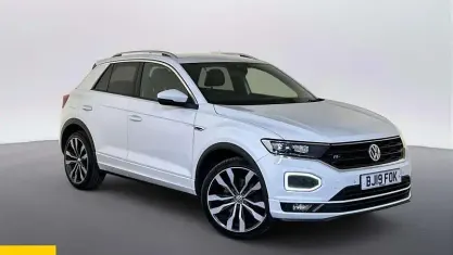 Used VW T-Roc R-line 116 HP (85 kW) 2019 White SUV