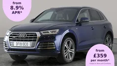 Blue Used 2019 Audi Q5 S-Line SUV | £22,134 (Fair price)