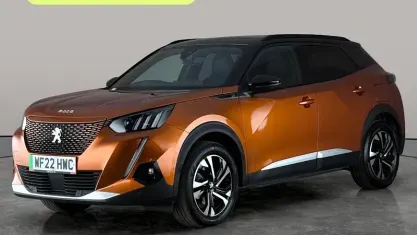 Used Peugeot e-2008 GTi 100 kW (136 HP) 2022 Orange SUV