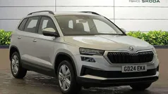 Brilliant silver metallic Used 2024 Skoda Karoq SE L SUV | £22,995 (Good price)