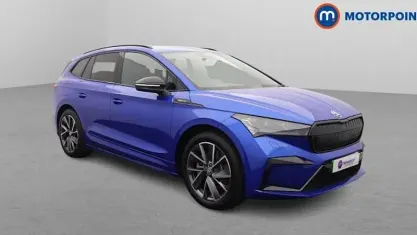 Begagnad Skoda Enyaq iV SportlinePlus 210 kW (286 HK) 2025 Blå SUV