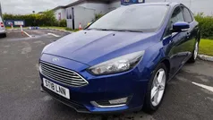 Blue Used 2017 Ford Focus Titanium Hatchback | £6,495 (Fair price)