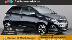 Black Used 2021 Peugeot 108 Collection Hatchback | £9,497 (Fair price)