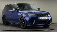 Tanzanite/estoril blue (1cb) Used 2022 Land Rover Range Rover Sport SVR SUV | £55,400 (Fair price)