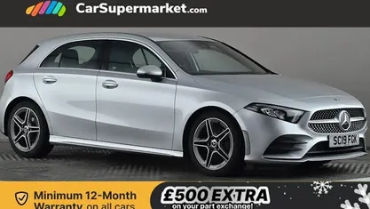 Silver Used 2019 Mercedes A180 AMG line Hatchback | £14,197 (Fair price)