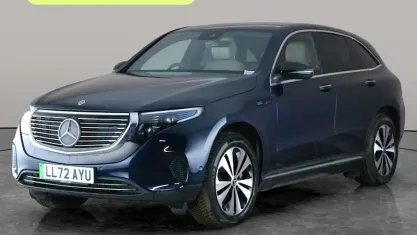 Begagnad Mercedes EQC400 300 kW (408 HK) 2022 Blå SUV