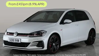 White Used 2018 VW Golf VII GTI Hatchback | £16,407 (Fair price)