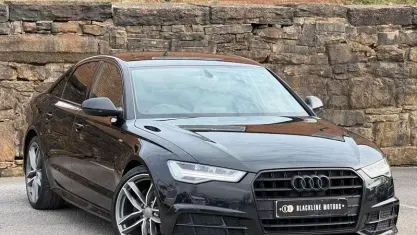 Used Audi A6 Black Edition 190 HP (139 kW) 2017 Black Sedan