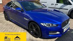 Blue Used 2018 Jaguar XE Ingenium Sedan | £11,380 (Fair price)