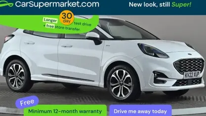 Begagnad Ford Puma ST-Line 125 HK (91 kW) 2022 Vit SUV