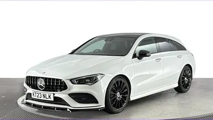 White Used 2022 Mercedes CLA200 Shooting Brake AMG Line Premium Plus Estate | £24,220 (Fair price)