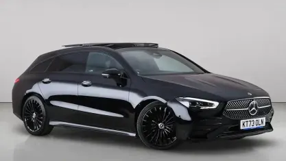Used Mercedes CLA180 AMG line 136 HP (100 kW) 2023 Black Coupe
